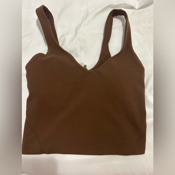 lulu lemon brown align tank - Picture 2 of 5